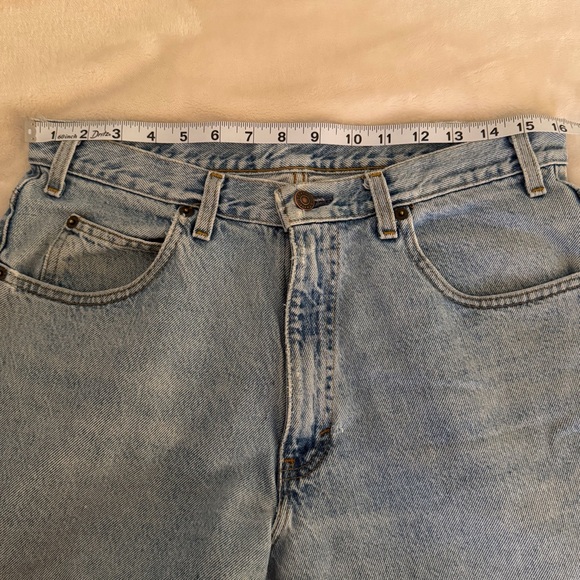 Vintage 90s GAP Distressed Denim Jeans- Easy Fit - Picture 9 of 13